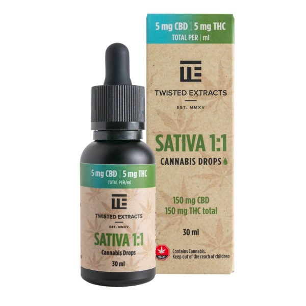 Twisted Extracts - 1:1 Sativa Drops