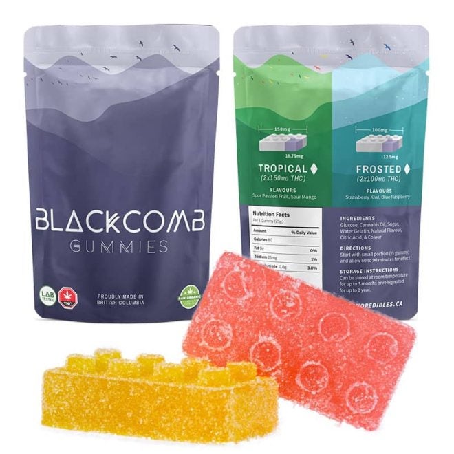 BlackcombTropical Gummies - 2x150mg THC of Doobdasher, Canada
