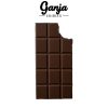 Ganja Baked Dark Chocolate Almond Bar 210mg THC (Vegan) of Doobdasher, Canada