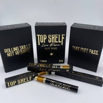 Top Shelf Diposable Vape Pens (1 Gram) of Doobdasher