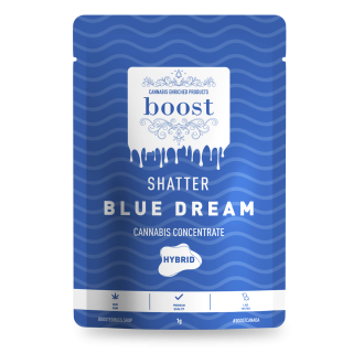 Boost Shatter Blue Dream 1 Gram of Doobdasher, Canada