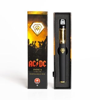 Limited Edition Diamond Concentrates : Disposable Distillate Pen - AC/DC Indica