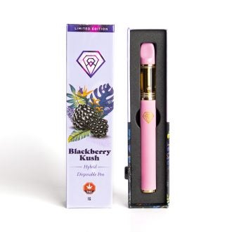 Limited Edition Diamond Concentrates : Disposable Distillate Pen - Blackberry Kush Hybrid