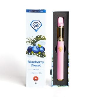 Limited Edition Diamond Concentrates : Disposable Distillate Pen - Blueberry Diesel