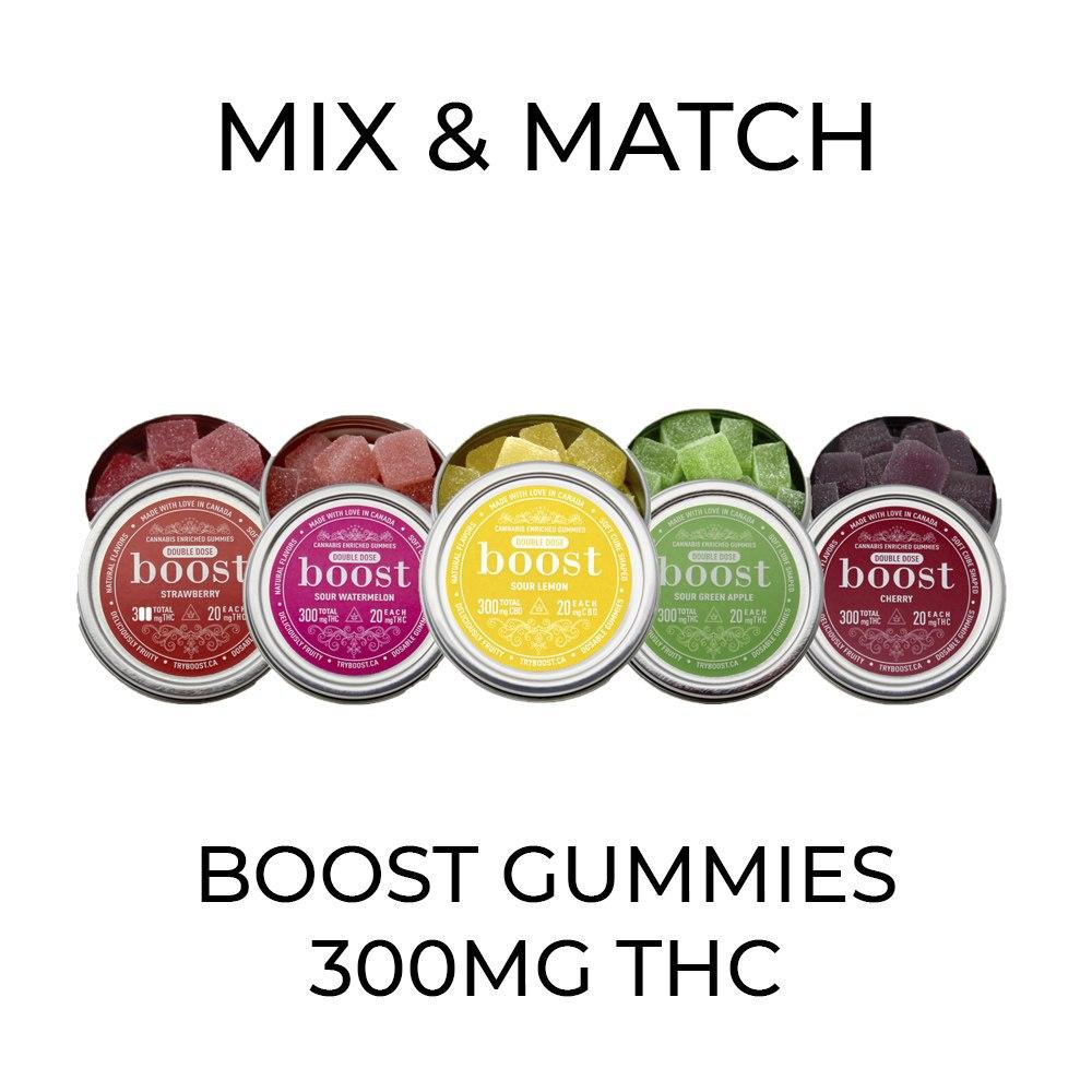 Mix & Match - Boost Gummies 300Mg THC